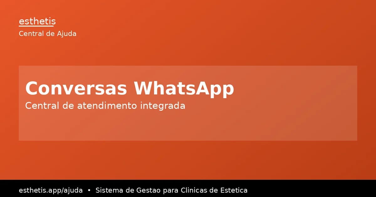 Tela do Esthetis: Como usar o chat de conversas