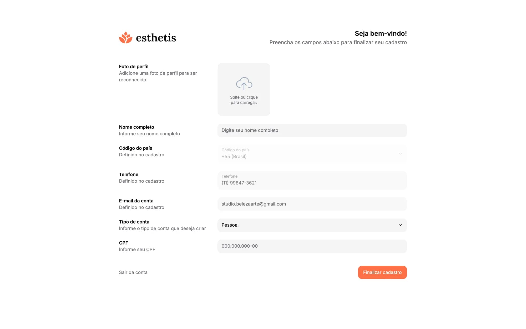 Tela do Esthetis: Como criar perguntas frequentes (FAQ) para seus pacientes
